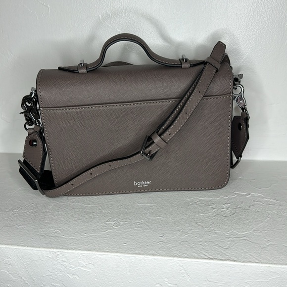 Botkier Cobble Hill grey leather double strap crossbody bag - Picture 2 of 15